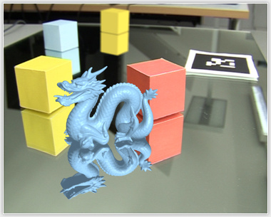 Physically-based depth of field in augmented reality